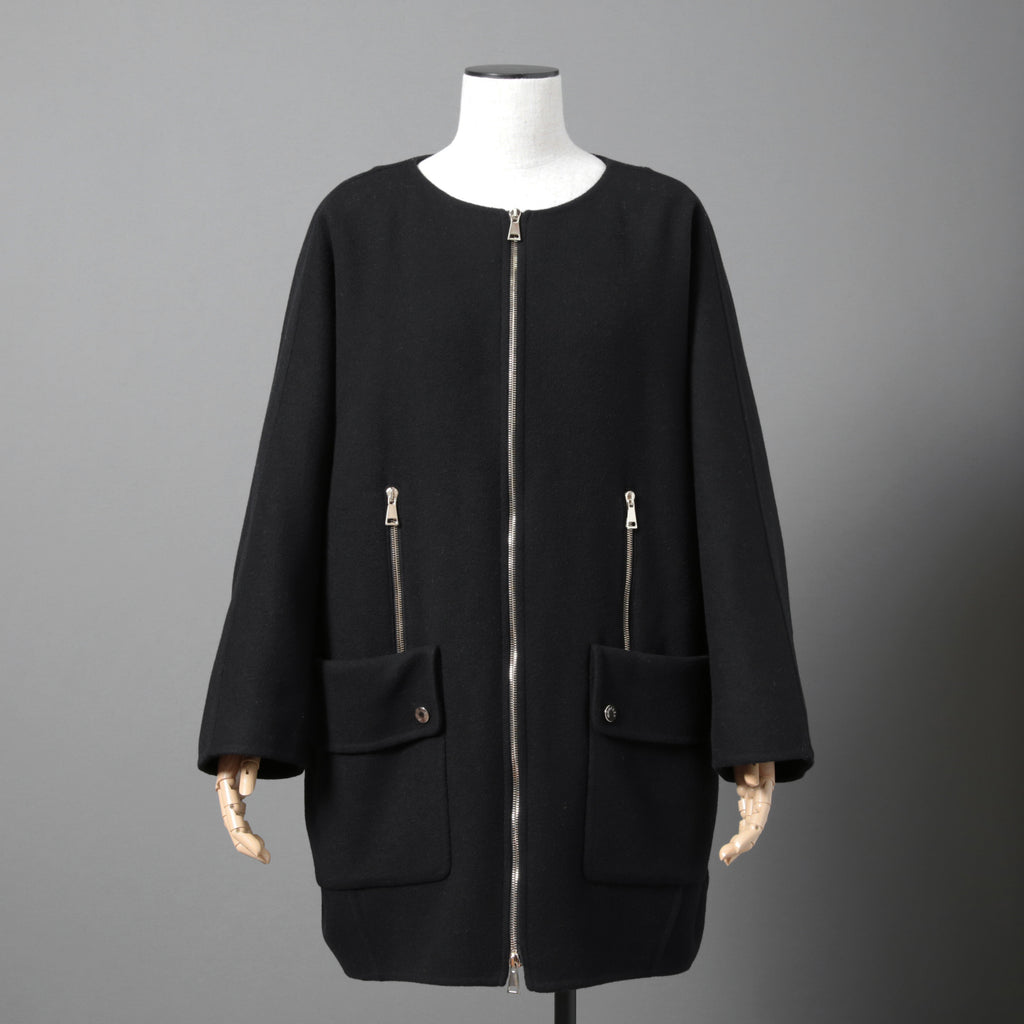 MONCLER モンクレール / 美品 2017 ACANTHUS / 3WAY ダウン コート / カシミヤ混 メルトン / size 1 (BLACK)