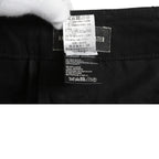 Ann Demeulemeester アンドゥムルメステール / 24SS ストレッチ ハイウエスト スリム テーパード パンツ / size XS (BLACK)