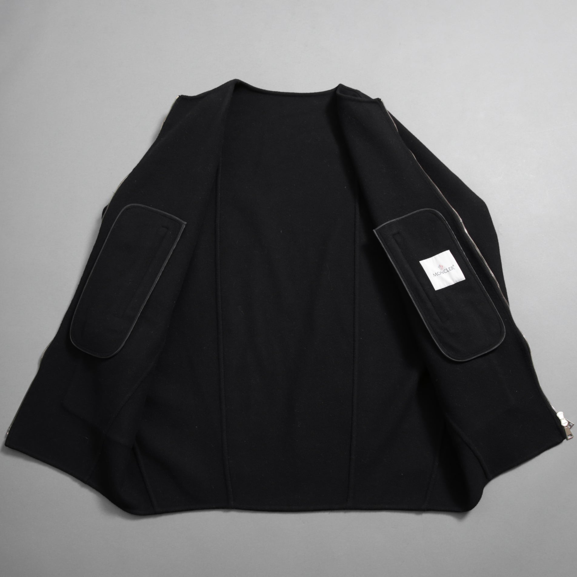 MONCLER モンクレール / 美品 2017 ACANTHUS / 3WAY ダウン コート / カシミヤ混 メルトン / size 1 (BLACK)