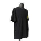CHROME HEARTS クロムハーツ 20SS 美品 Made In Hollywood バック英字プリント スクロールラベル 半袖Tシャツ size L BLACK YELLOW 国内正規品