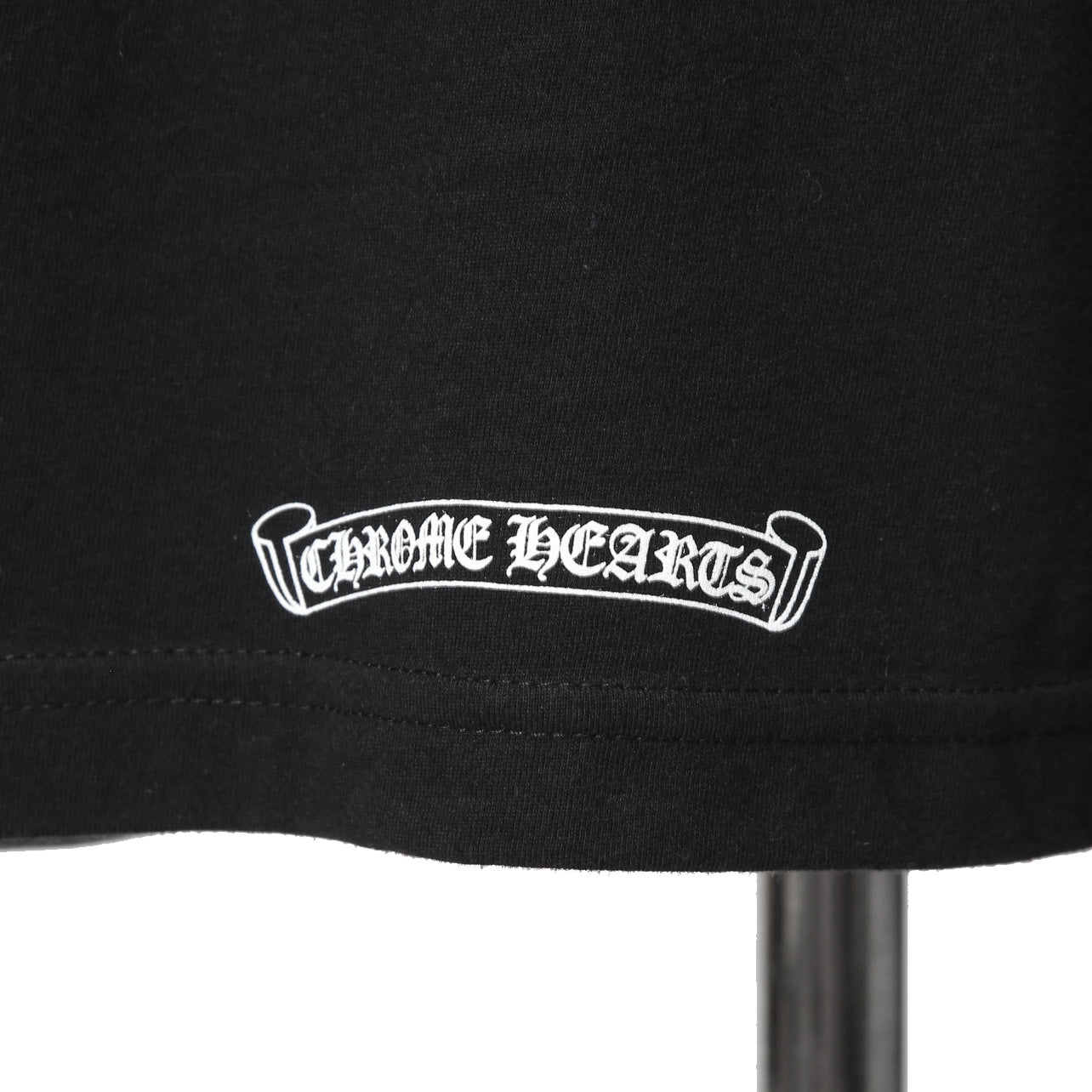 CHROME HEARTS クロムハーツ 20SS 美品 Made In Hollywood バック英字プリント スクロールラベル 半袖Tシャツ size M BLACK WHITE 国内正規品