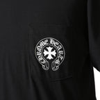 CHROME HEARTS クロムハーツ 20SS 美品 Made In Hollywood バック英字プリント スクロールラベル 半袖Tシャツ size M BLACK WHITE 国内正規品