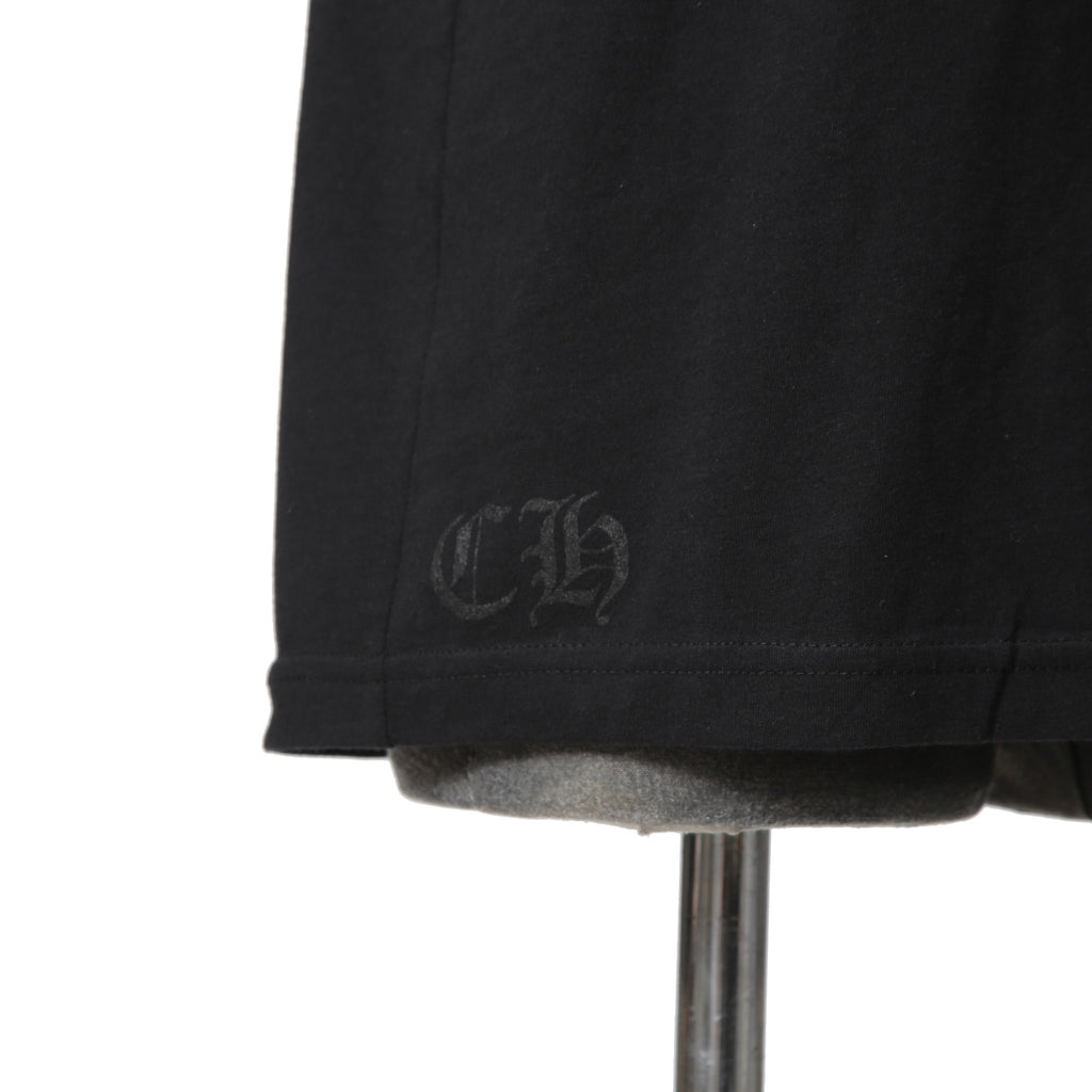 CHROME HEARTS クロムハーツ 20SS 美品 Made In Hollywood バック英字プリント スクロールラベル 半袖Tシャツ size M BLACK WHITE 国内正規品