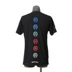 CHROME HEARTS クロムハーツ / 美品 Multi Color Horse Shoe T-shirt ホースシュー マルチカラー 半袖Tシャツ / size M (BLACK) 国内正規品