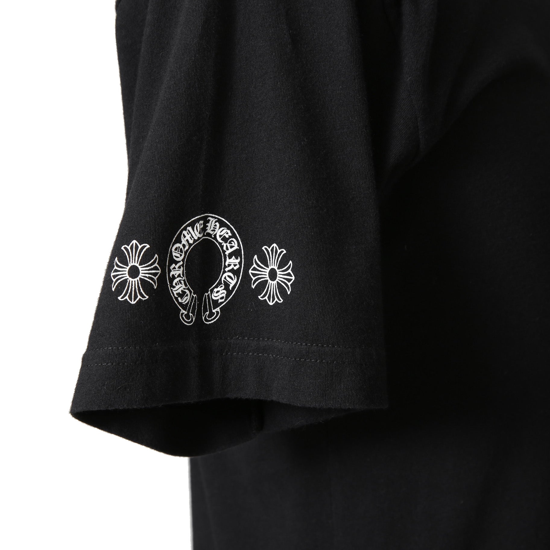 CHROME HEARTS クロムハーツ / 美品 Multi Color Horse Shoe T-shirt ホースシュー マルチカラー 半袖Tシャツ / size M (BLACK) 国内正規品