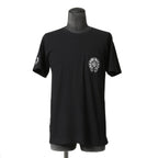 CHROME HEARTS クロムハーツ / 美品 Multi Color Horse Shoe T-shirt ホースシュー マルチカラー 半袖Tシャツ / size M (BLACK) 国内正規品