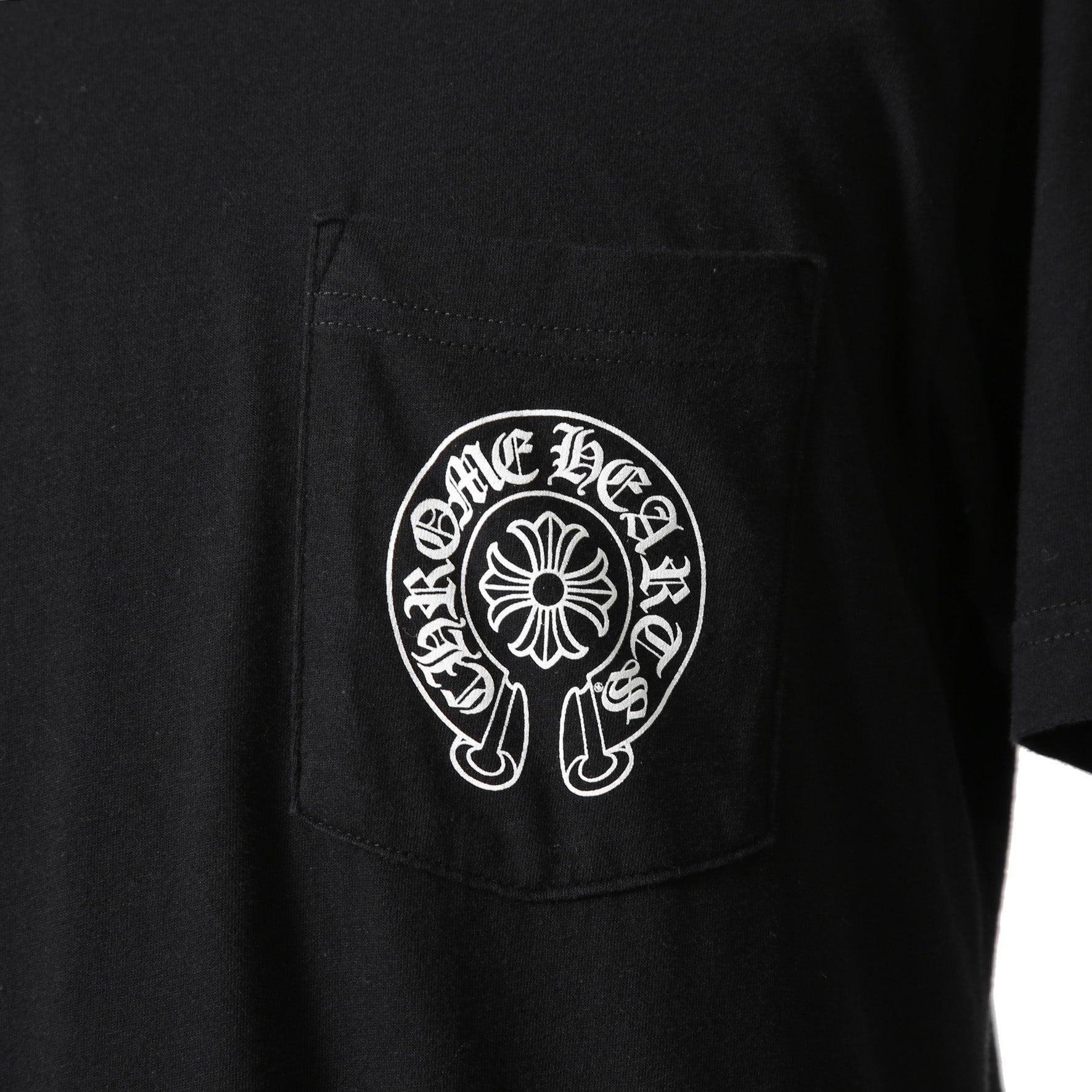 CHROME HEARTS クロムハーツ / 美品 Multi Color Horse Shoe T-shirt ホースシュー マルチカラー 半袖Tシャツ / size M (BLACK) 国内正規品