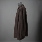 新品 BIEK VERSTAPPEN ビークファースタッペン / 24-25AW Liberte KOBE 別注 Wool Silk Shirt / Hand Dyed / 長袖シャツ / size S (BROWN CHECK)