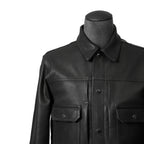 新品 SUNSET BAY サンセットベイ / NATALIE CALF HUDSON / 2ndタイプ カーフ レザー ジャケット / size 3 (BLACK)