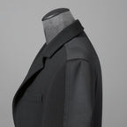 DIESELディーゼル / 22SS 美品 J-Deller チェスター コート / ウール混 部分コーティング/ size 44 (BLACK)