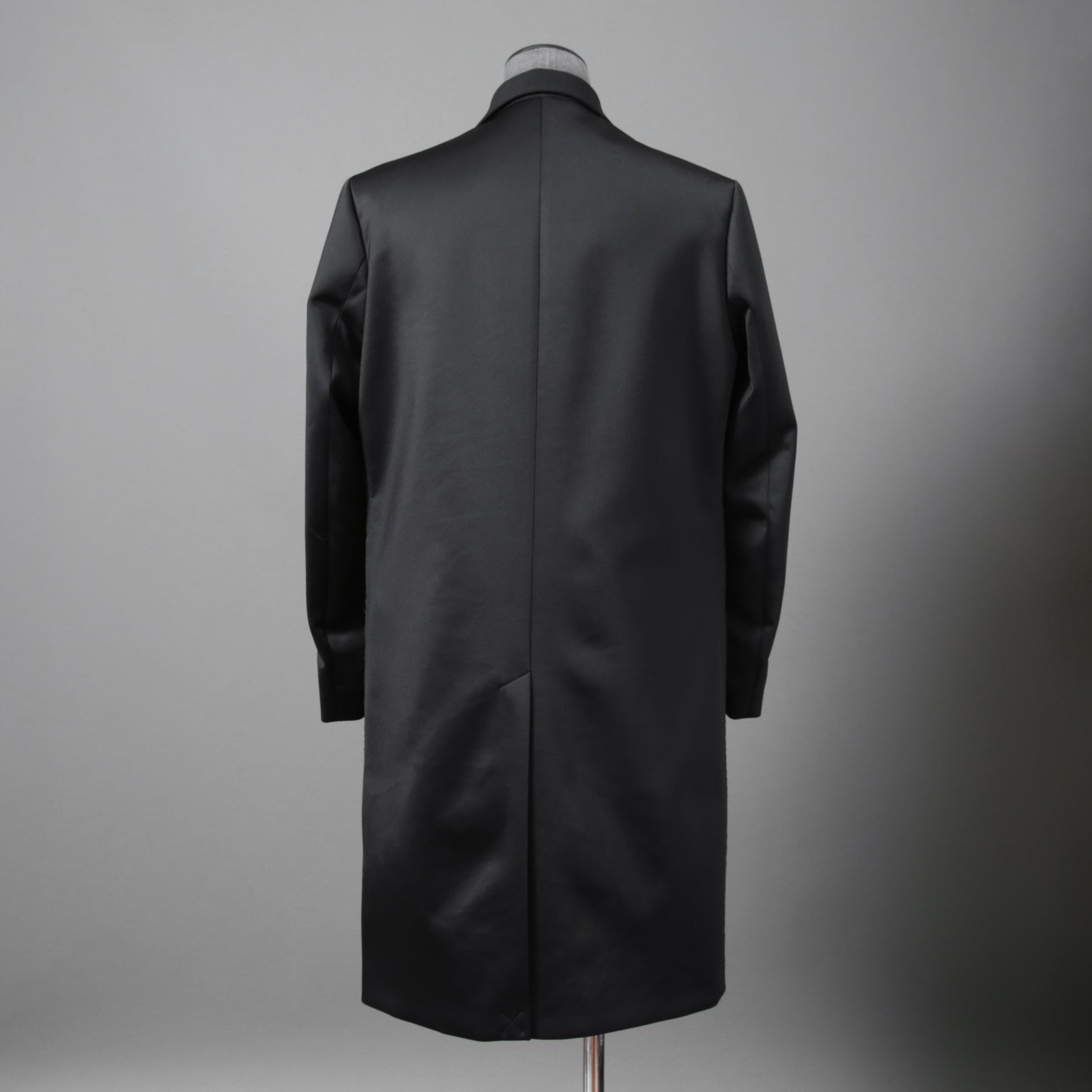 DIESELディーゼル / 22SS 美品 J-Deller チェスター コート / ウール混 部分コーティング/ size 44 (BLACK)