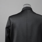 DIESELディーゼル / 22SS 美品 J-Deller チェスター コート / ウール混 部分コーティング/ size 44 (BLACK)