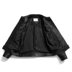 新品 SUNSET BAY サンセットベイ / NATALIE CALF HUDSON / 2ndタイプ カーフ レザー ジャケット / size 3 (BLACK)