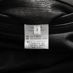 新品 SUNSET BAY サンセットベイ / NATALIE CALF HUDSON / 2ndタイプ カーフ レザー ジャケット / size 3 (BLACK)