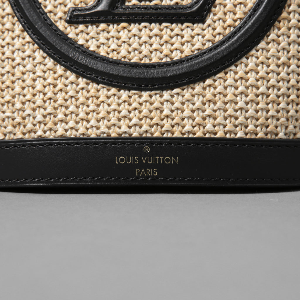 LOUIS VUITTON ルイ・ヴィトン / 2022年製 美品 Petit Bucket プティ・バケット / ラフィア素材（ニットラフィア） / M59961 / バケツ型 2WAYバッグ