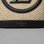LOUIS VUITTON ルイ・ヴィトン / 2022年製 美品 Petit Bucket プティ・バケット / ラフィア素材（ニットラフィア） / M59961 / バケツ型 2WAYバッグ