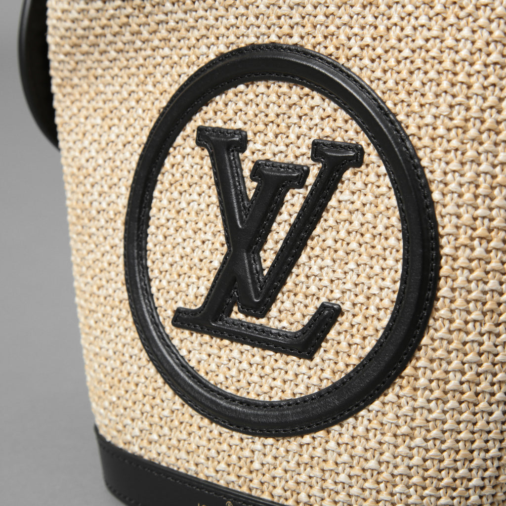 LOUIS VUITTON ルイ・ヴィトン / 2022年製 美品 Petit Bucket プティ・バケット / ラフィア素材（ニットラフィア） / M59961 / バケツ型 2WAYバッグ