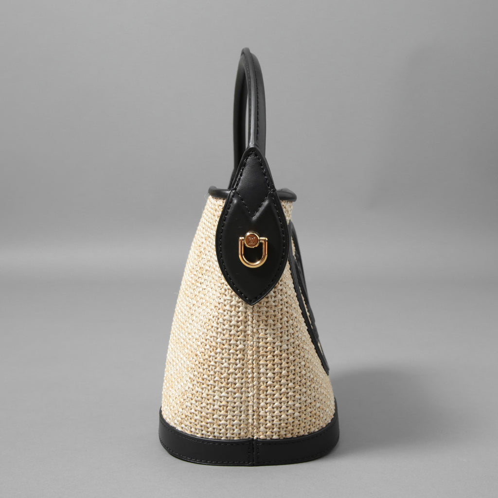 LOUIS VUITTON ルイ・ヴィトン / 2022年製 美品 Petit Bucket プティ・バケット / ラフィア素材（ニットラフィア） / M59961 / バケツ型 2WAYバッグ