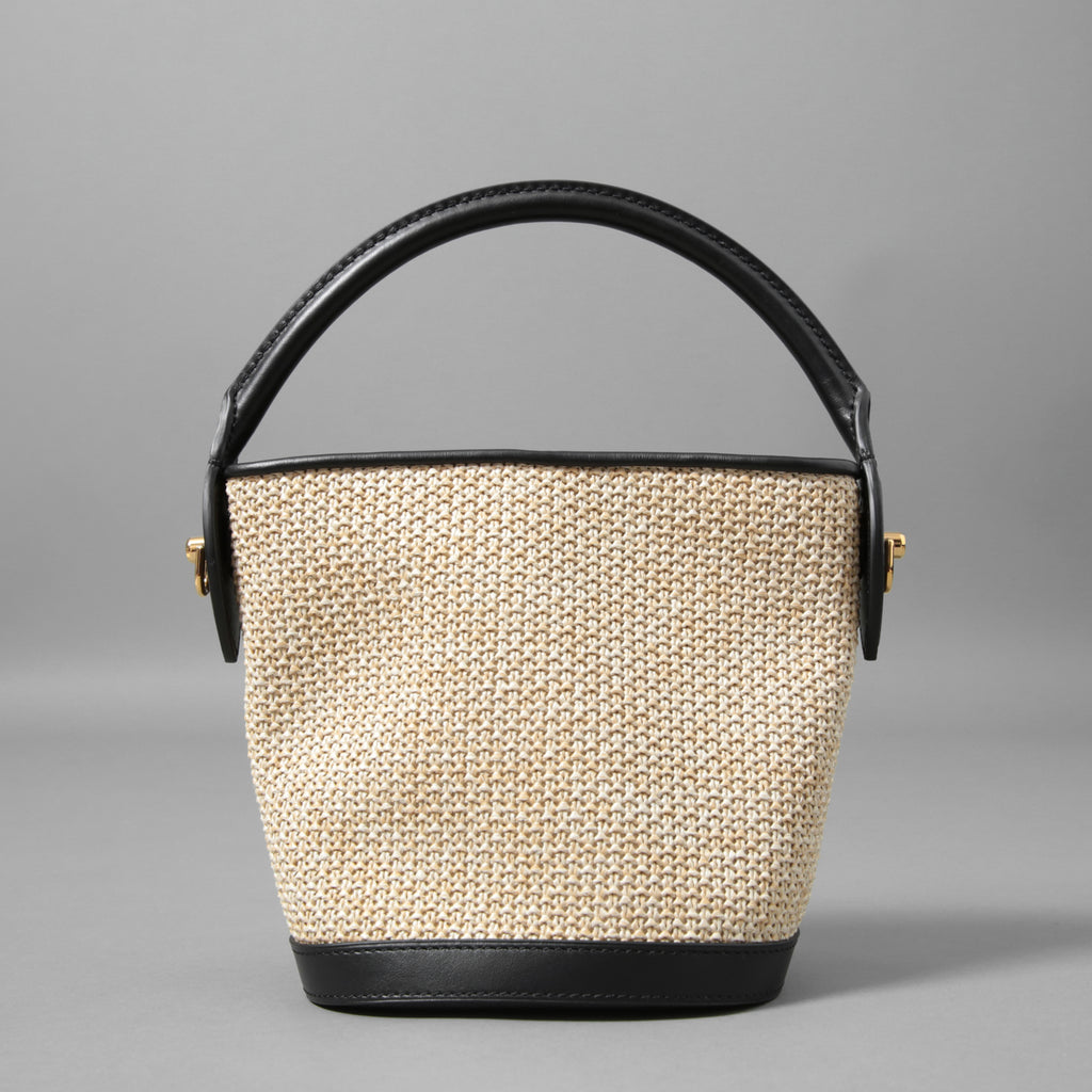 LOUIS VUITTON ルイ・ヴィトン / 2022年製 美品 Petit Bucket プティ・バケット / ラフィア素材（ニットラフィア） / M59961 / バケツ型 2WAYバッグ