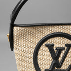LOUIS VUITTON ルイ・ヴィトン / 2022年製 美品 Petit Bucket プティ・バケット / ラフィア素材（ニットラフィア） / M59961 / バケツ型 2WAYバッグ