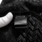 美品 A.F ARTEFACT アーティファクト / 24SS SNAPPED SQUEEZING SHIRT / SHADOW LACE / size 1 (BLACK)