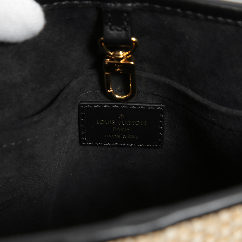 LOUIS VUITTON ルイ・ヴィトン / 2022年製 美品 Petit Bucket プティ・バケット / ラフィア素材（ニットラフィア） / M59961 / バケツ型 2WAYバッグ