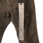 新品 BIEK VERSTAPPEN / 25SS Bou Trousers Belgian Stonewashed Linen / Heavy Linen / size M Brown khaki (Overdyed) リネン パンツ
