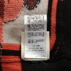 HERMES エルメス / 23-24AW 美品 BRIDES DE GALA TARTAN カシミヤ 長袖ニット / ブリッド・ドゥ・ガラ・タータン / 3H2620DD / セーター / size38 (ORANGE x BLACK) レディース 国内正規品