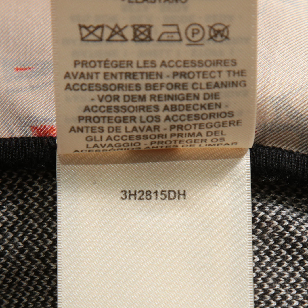 HERMES エルメス / 23-24AW 美品 Brides de Gala et Chaînes 半袖ニット / ブリッド・ドゥ・ガラ・エ・シェーヌ プリント ツイルレーヌニット / セーター / size 40 (ORANGEx BLACK) レディース 国内正規品