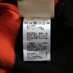 HERMES エルメス / 23-24AW 美品 Brides de Gala et Chaînes 半袖ニット / ブリッド・ドゥ・ガラ・エ・シェーヌ プリント ツイルレーヌニット / セーター / size 40 (ORANGEx BLACK) レディース 国内正規品