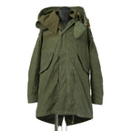 新品 READYMADE レディメイド / FISHTAIL PARKA ライナー付き / VINTAGE U.S ARMY TENT / size 1 (KHKAI)