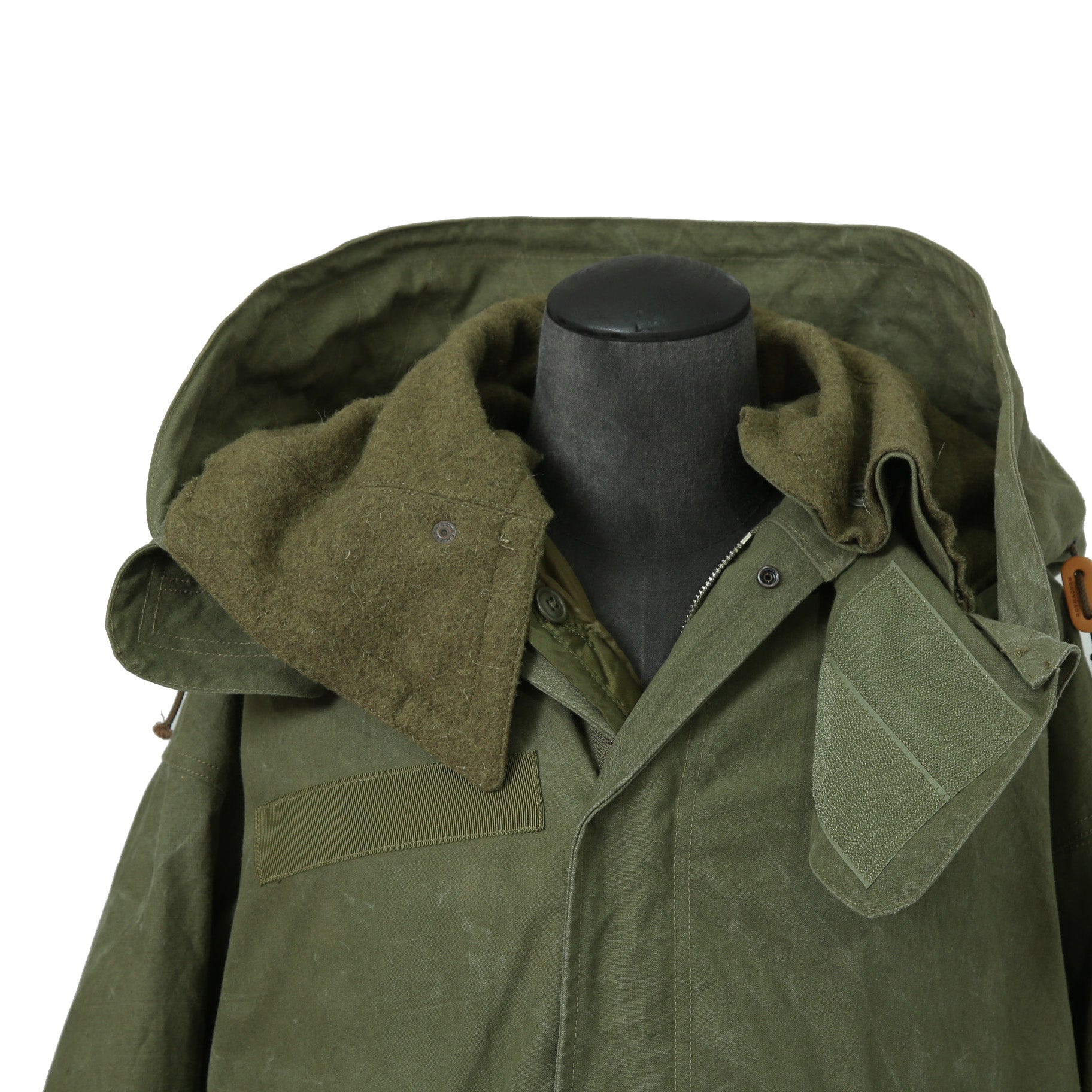 新品 READYMADE レディメイド / FISHTAIL PARKA ライナー付き / VINTAGE U.S ARMY TENT / size 1 (KHKAI) コート