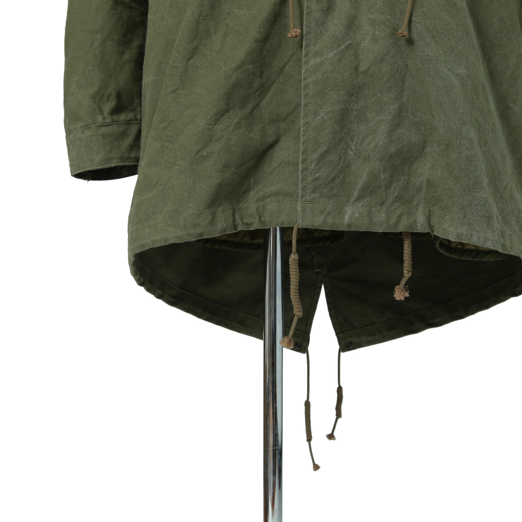 新品 READYMADE レディメイド / FISHTAIL PARKA ライナー付き / VINTAGE U.S ARMY TENT / size 1 (KHKAI)