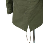 新品 READYMADE レディメイド / FISHTAIL PARKA ライナー付き / VINTAGE U.S ARMY TENT / size 1 (KHKAI)
