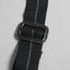 Geoffrey B.Small ジェフリー ビースモール / 24AW 美品 HUSE 別注 / advanced drop-crotch tailored cargo pocket trouser / Biella 100% wool Tasmania 120'sカーゴパンツ / size 42  (hand wash dark grey w/blue & purple stripe)