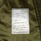 新品 READYMADE レディメイド / FISHTAIL PARKA ライナー付き / VINTAGE U.S ARMY TENT / size 1 (KHKAI)