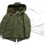 新品 READYMADE レディメイド / FISHTAIL PARKA ライナー付き / VINTAGE U.S ARMY TENT / size 1 (KHKAI)