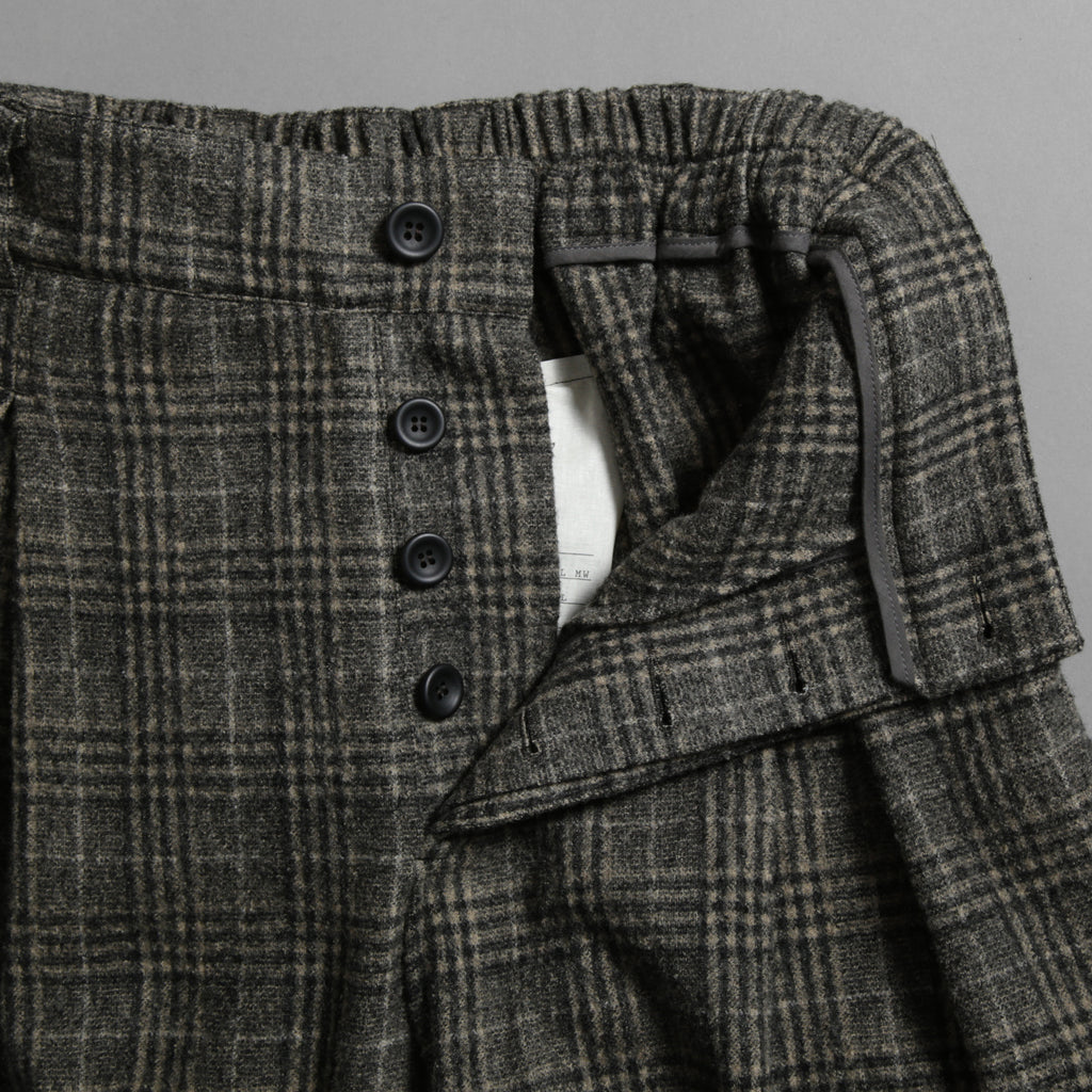 新品 toogood トゥーグッド / The Etcher Trousers ウール トラウザー パンツ / size M (PRINCE OF WALES CARDAMOM)