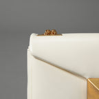 VALENTINO ヴァレンティノ / 22SS 美品 ワンスタッズ バッグ ショルダーバッグ ナッパレザー チェーンバッグ / IVORY 国内正規品