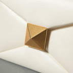 VALENTINO ヴァレンティノ / 22SS 美品 ワンスタッズ バッグ ショルダーバッグ ナッパレザー チェーンバッグ / IVORY 国内正規品