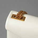 VALENTINO ヴァレンティノ / 22SS 美品 ワンスタッズ バッグ ショルダーバッグ ナッパレザー チェーンバッグ / IVORY 国内正規品