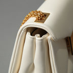 VALENTINO ヴァレンティノ / 22SS 美品 ワンスタッズ バッグ ショルダーバッグ ナッパレザー チェーンバッグ / IVORY 国内正規品