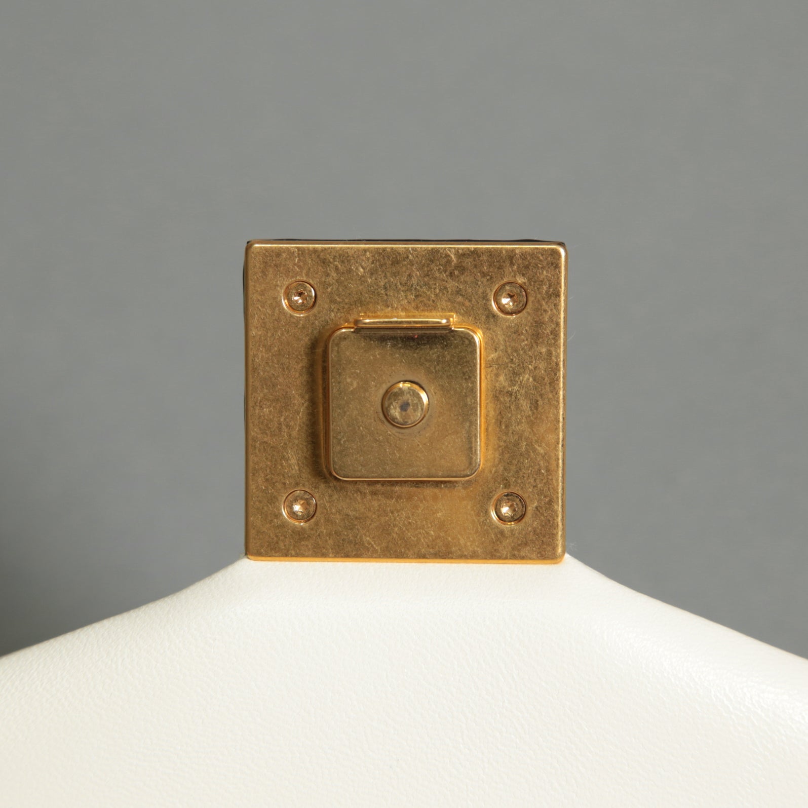 VALENTINO ヴァレンティノ / 22SS 美品 ワンスタッズ バッグ ショルダーバッグ ナッパレザー チェーンバッグ / IVORY 国内正規品