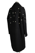 極美品 ナマチェコ NAMACHEKO / 23AW VERDUN COAT スタッズ コート / size S (BLACK)