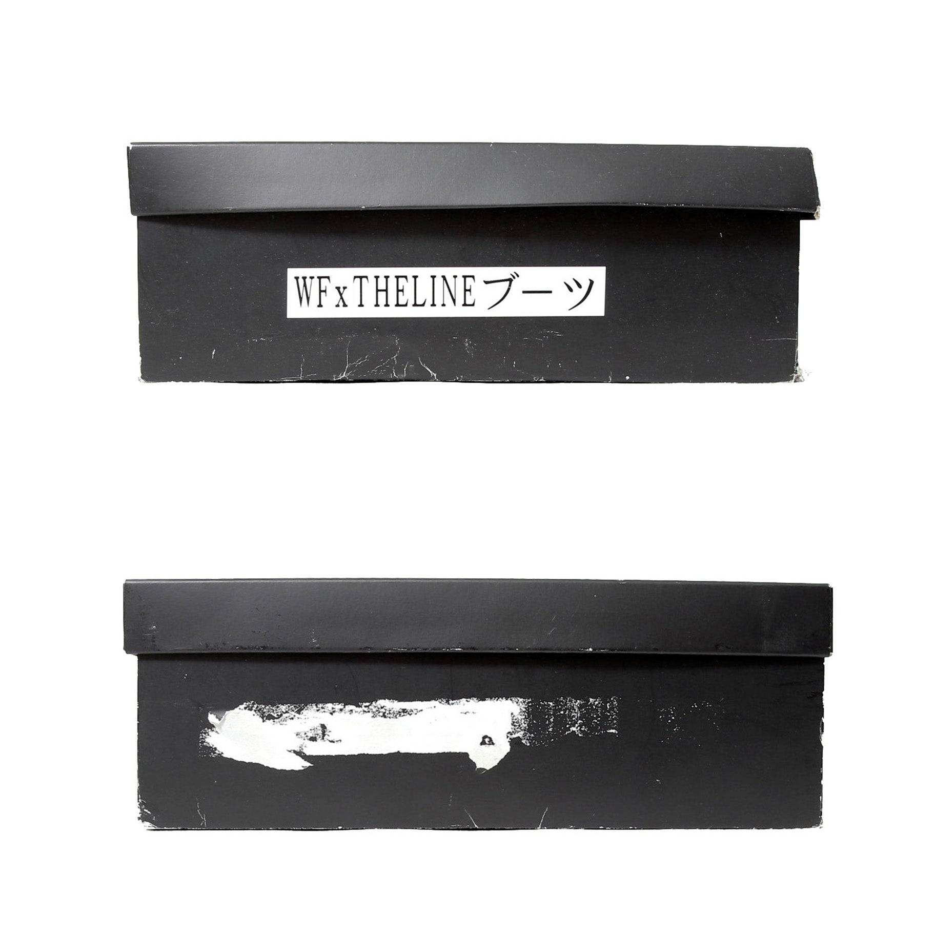 希少 新品 イサムカタヤマ バックラッシュTHELINE× WHITEFLAGSコラボ/ JPカーフスウェード サイドジップブーツ/ 28cm (BLACK) IS