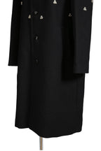極美品 ナマチェコ NAMACHEKO / 23AW VERDUN COAT スタッズ コート / size S (BLACK)