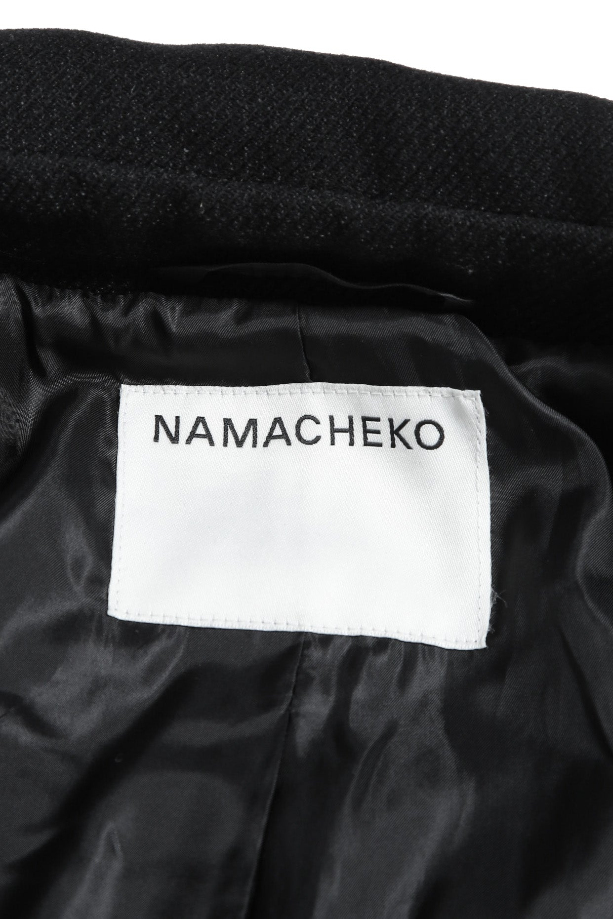 極美品 ナマチェコ NAMACHEKO / 23AW VERDUN COAT スタッズ コート / size S (BLACK)