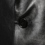 MM6 Maison Margiela メゾン マルジェラ / 23SS 美品 シープレザー ベスト / S52FB0056 / size 44 (BLACK) 国内正規品