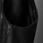 MM6 Maison Margiela メゾン マルジェラ / 23SS 美品 シープレザー ベスト / S52FB0056 / size 44 (BLACK) 国内正規品