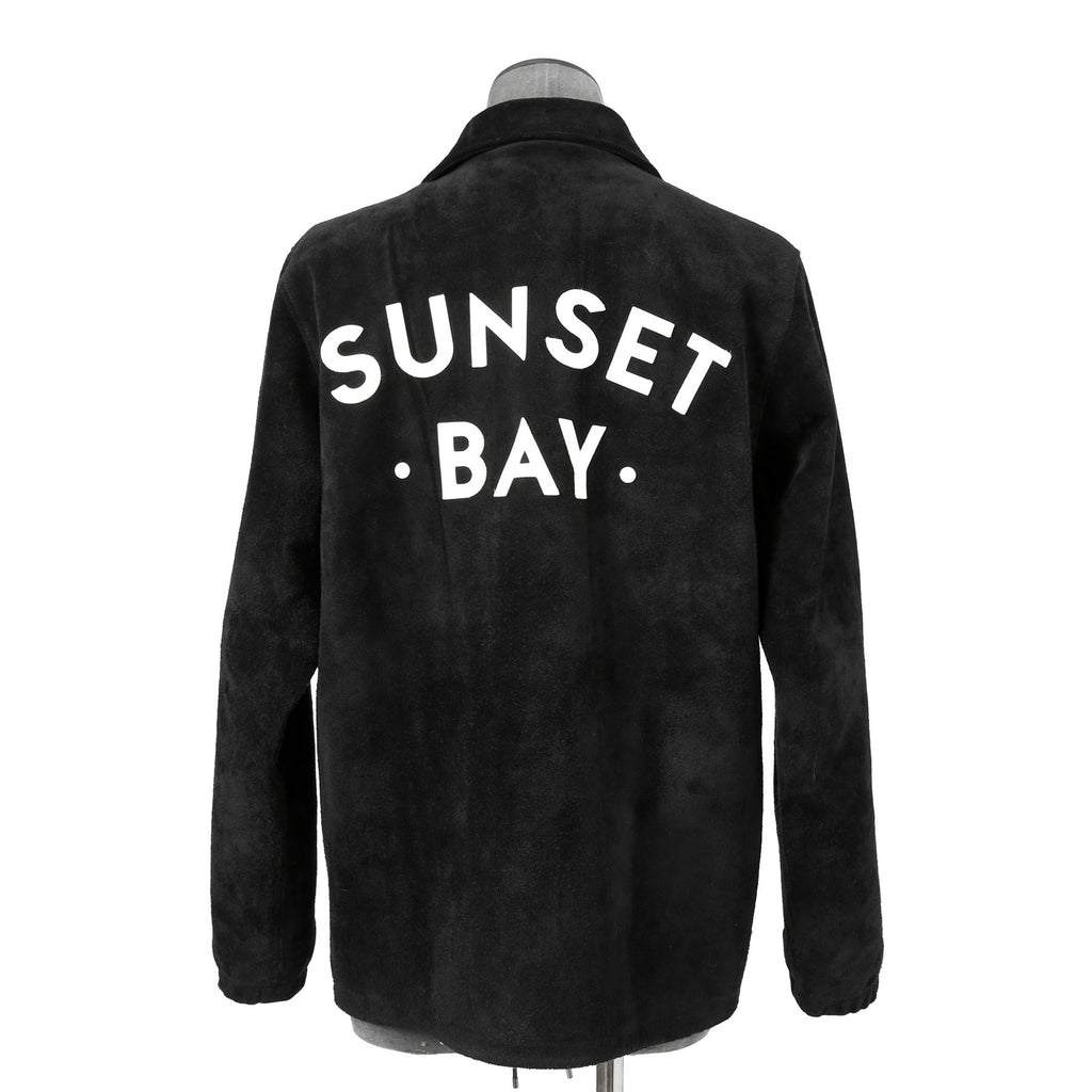 新品 SUNSET BAY サンセットベイ / ANAHEIM W/PATCH レザージャケット / size 3 (L) BLACK